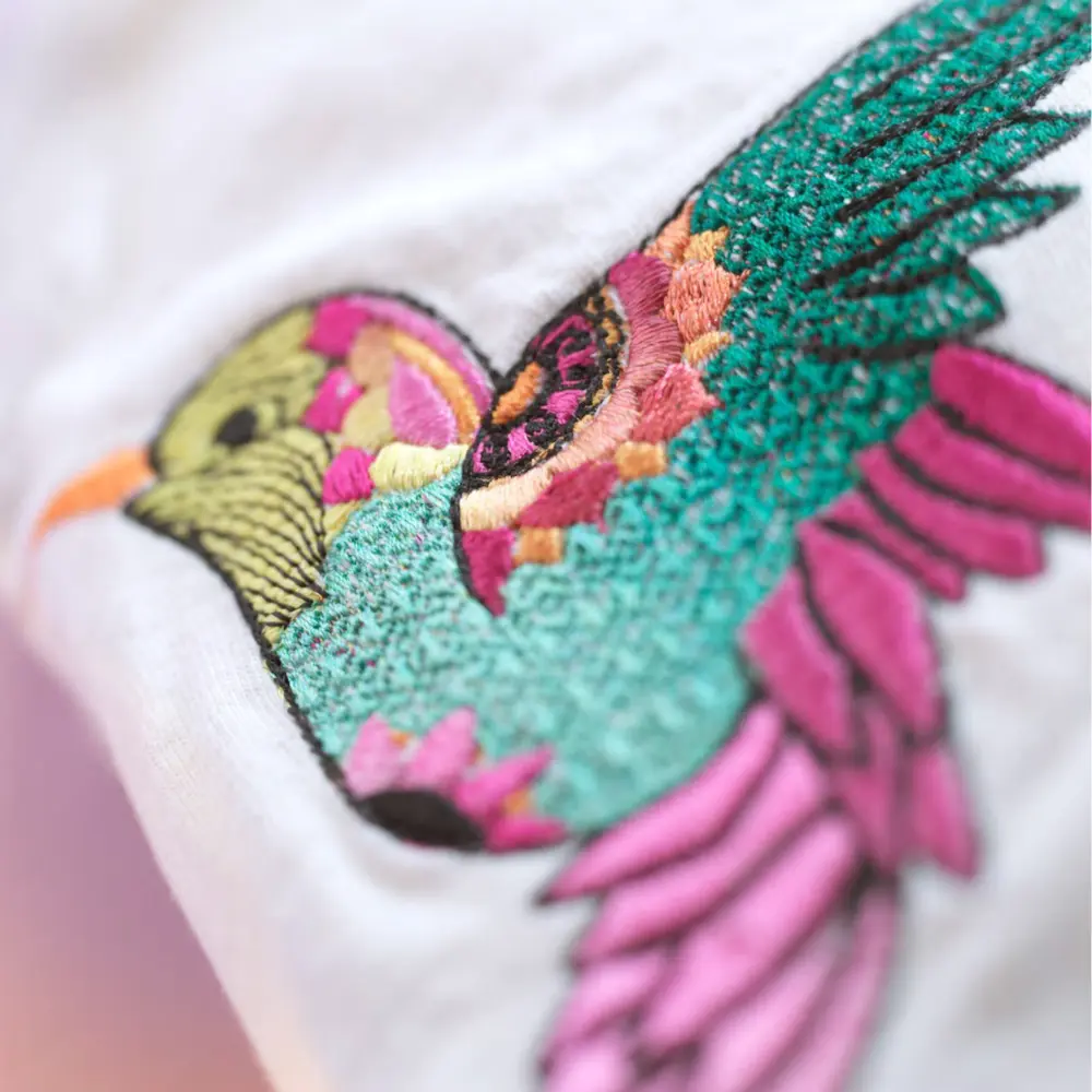 hummingbird embroidery digitizing